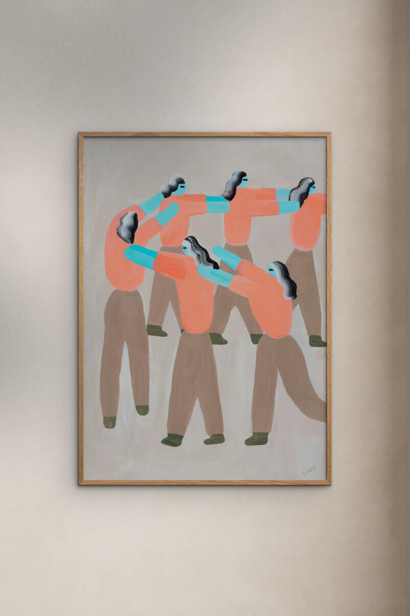 The Poster Club x Lise Uhrskov Follow My Path plakat - 50x70 cm